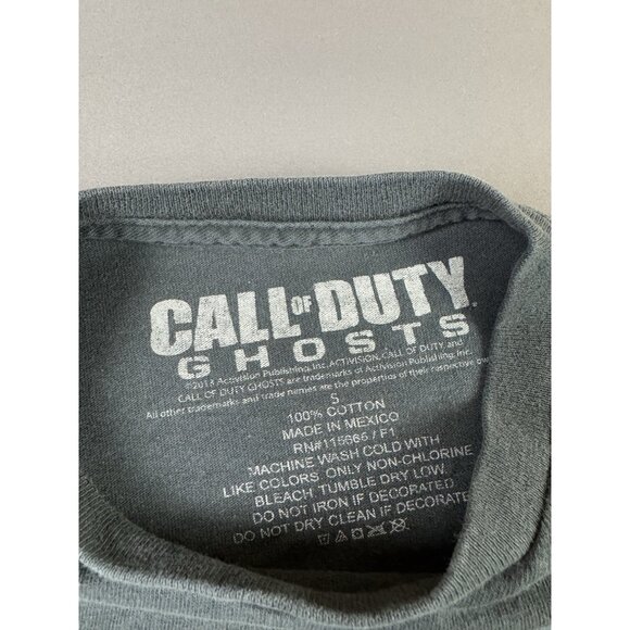 Rare Vintage Y2K Call Of Duty Ghostos XBox Playstation Video Game Promo Faded T - Picture 6 of 8